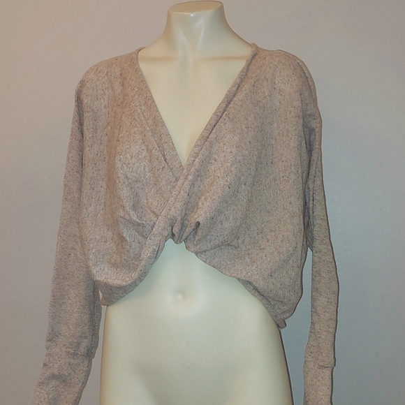 Topshop Tops - Topshop Knitted Twist-front Top